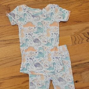 Angel Dear Pastel Dinosaur Kids Pajama Set